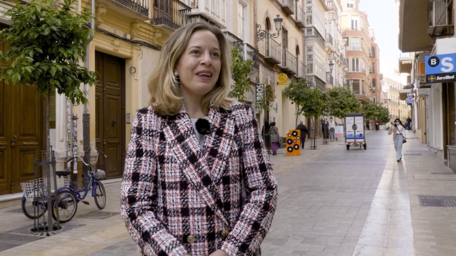 Laura Berrocal, hermana mayor de la cofradía de La Sangre.