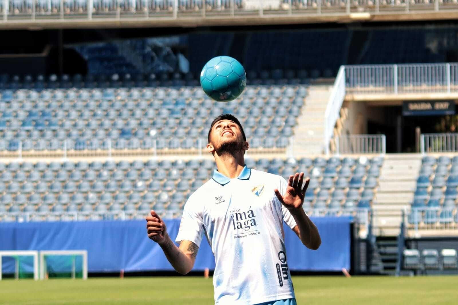La presentación de Nelson Monte con el Málaga CF, en fotos