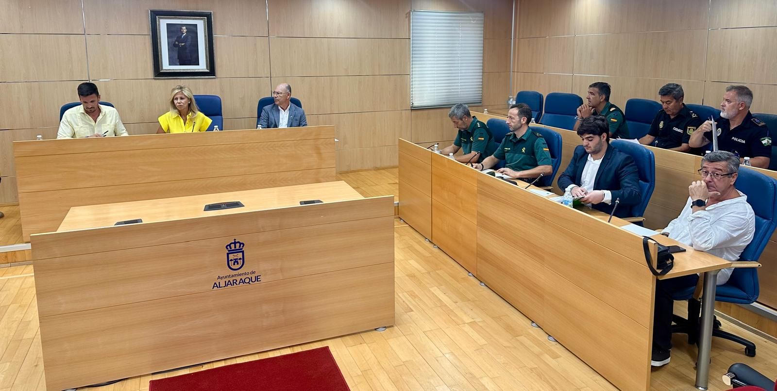 Celebran la Junta Local de Seguridad de Aljaraque.
