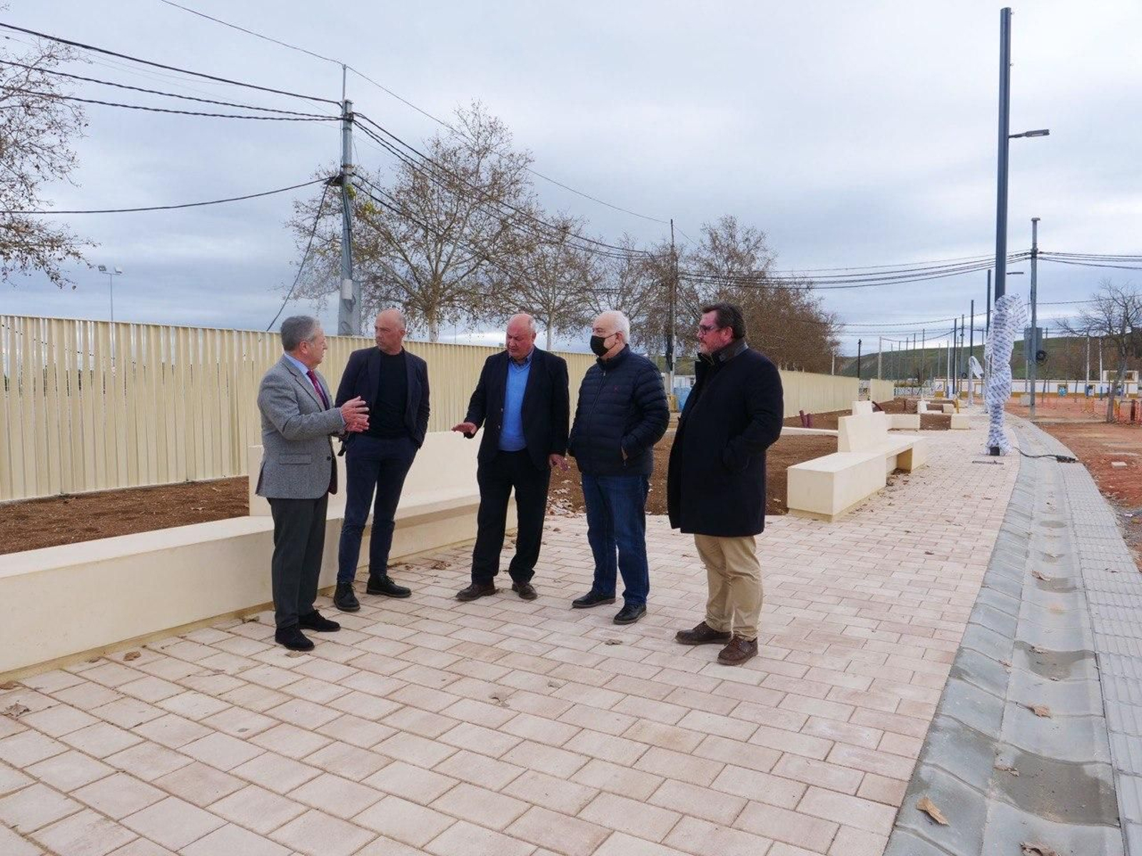 Visita a las obras en El Arenal. Visita a las obras en El Arenal.