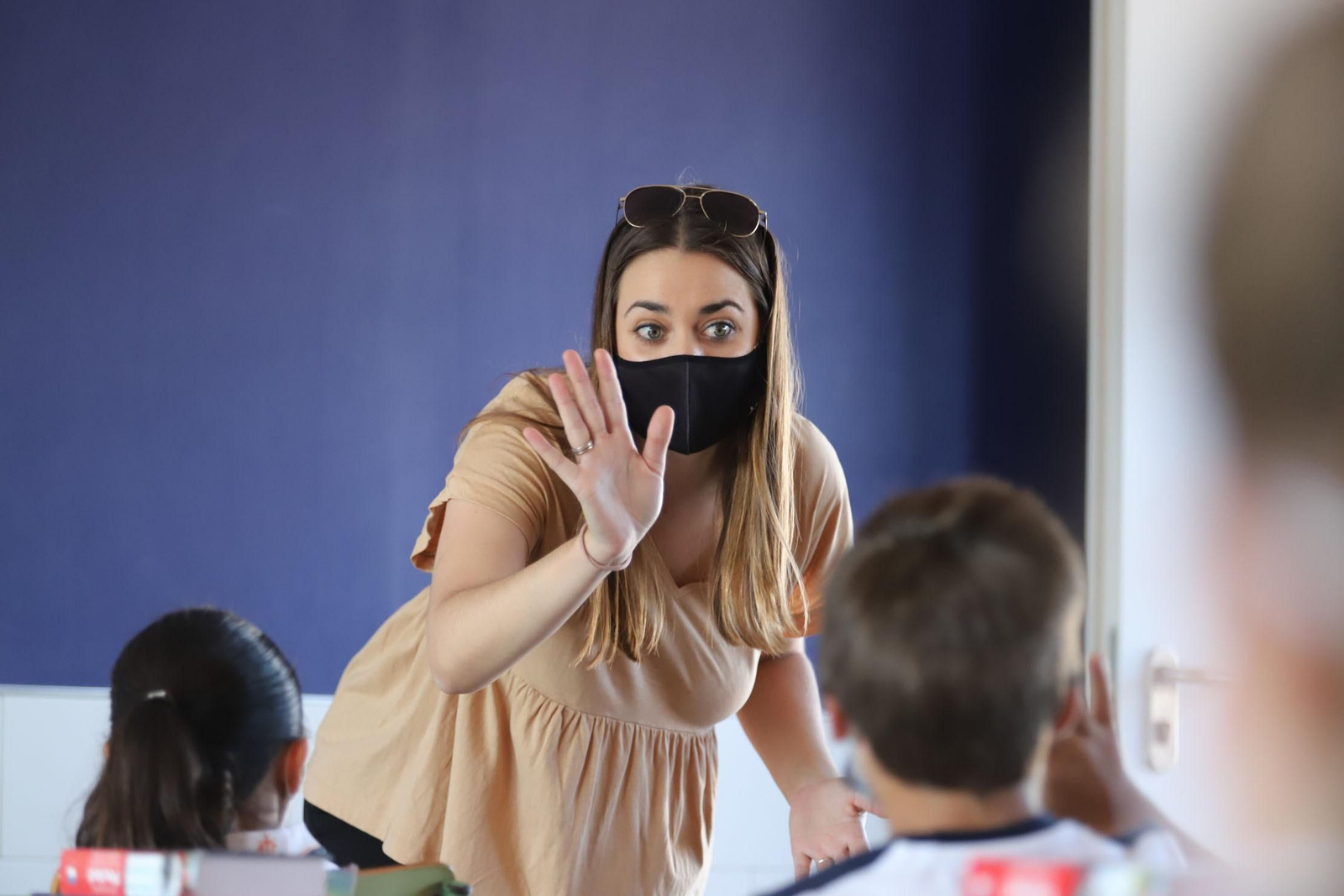 Imágenes de la vuelta al cole en Huelva