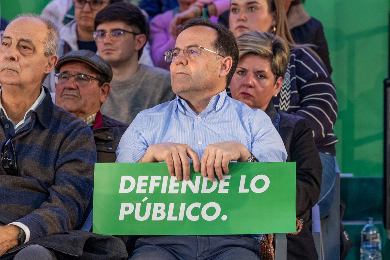 Acto en defensa de los servicios públicos para celebrar el 28F en Jaén