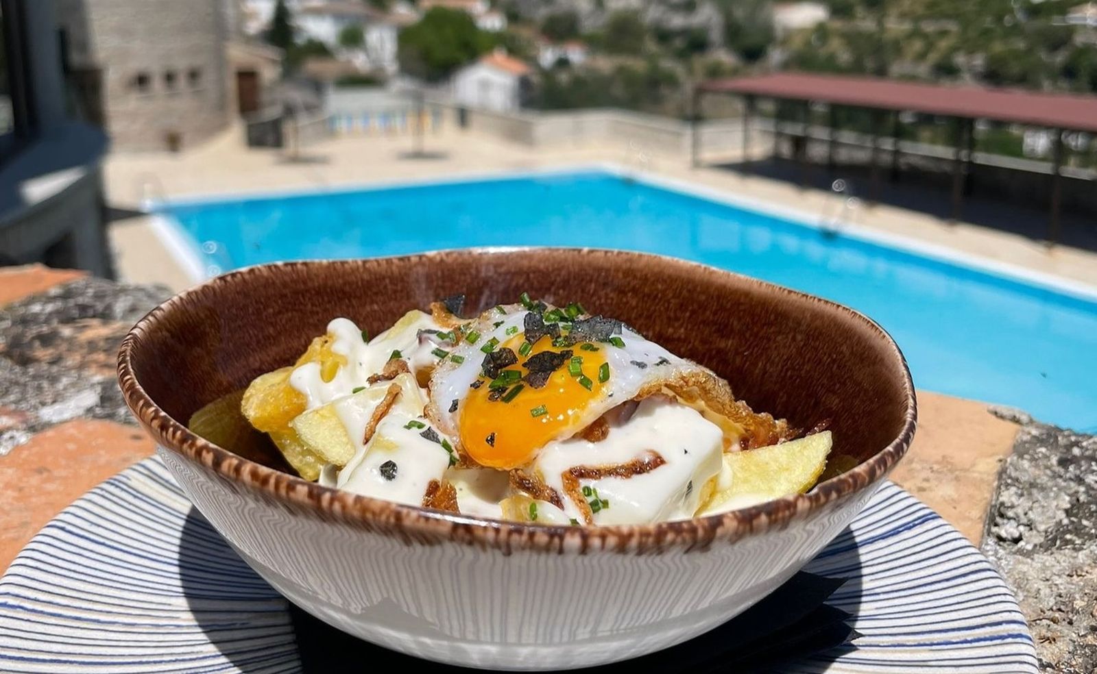 Uno de los platos de la Merina Brasa Autóctona (Grazalema)