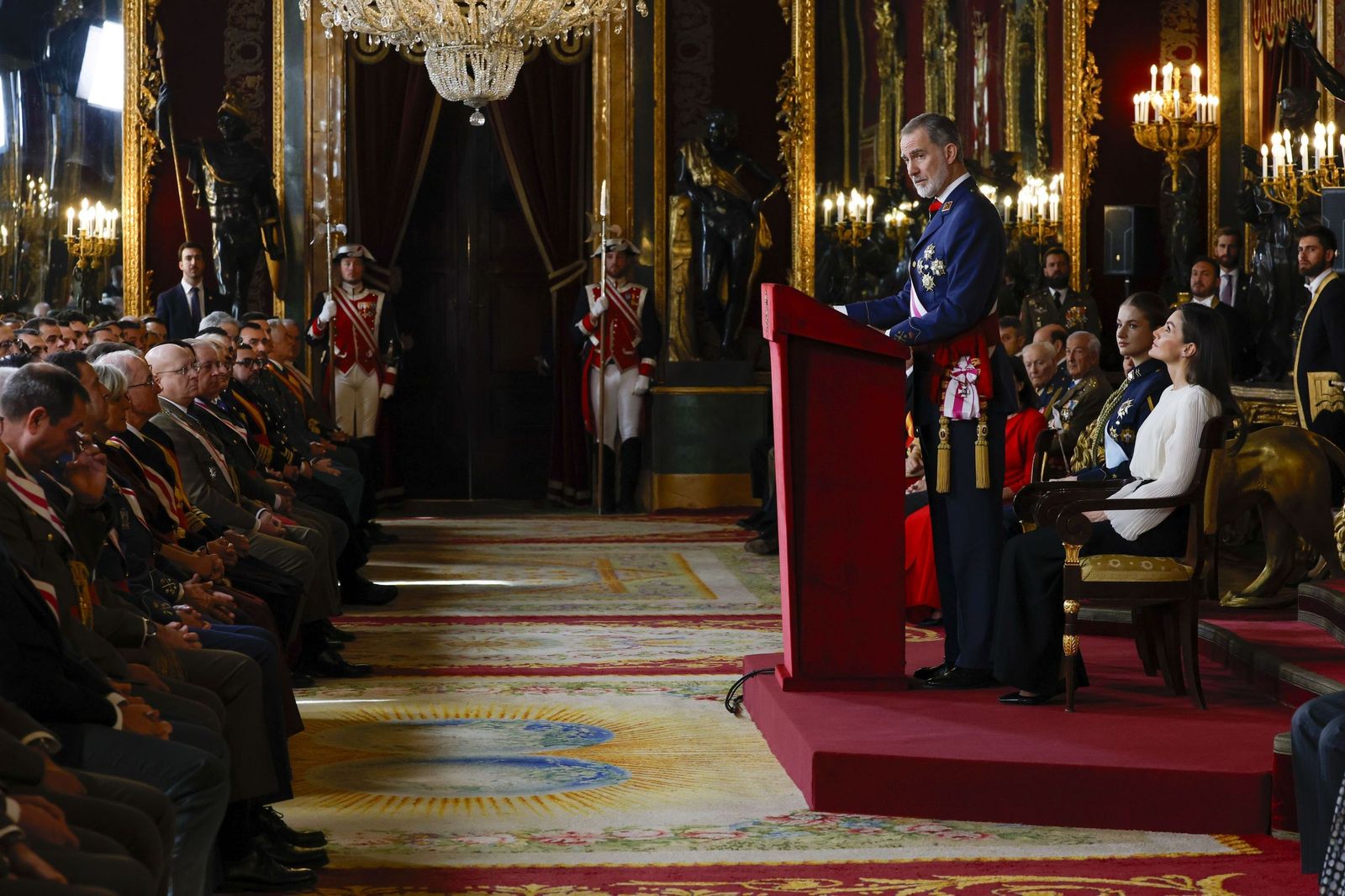Las fotos de la celebración de la Pascua Militar en el Palacio Real