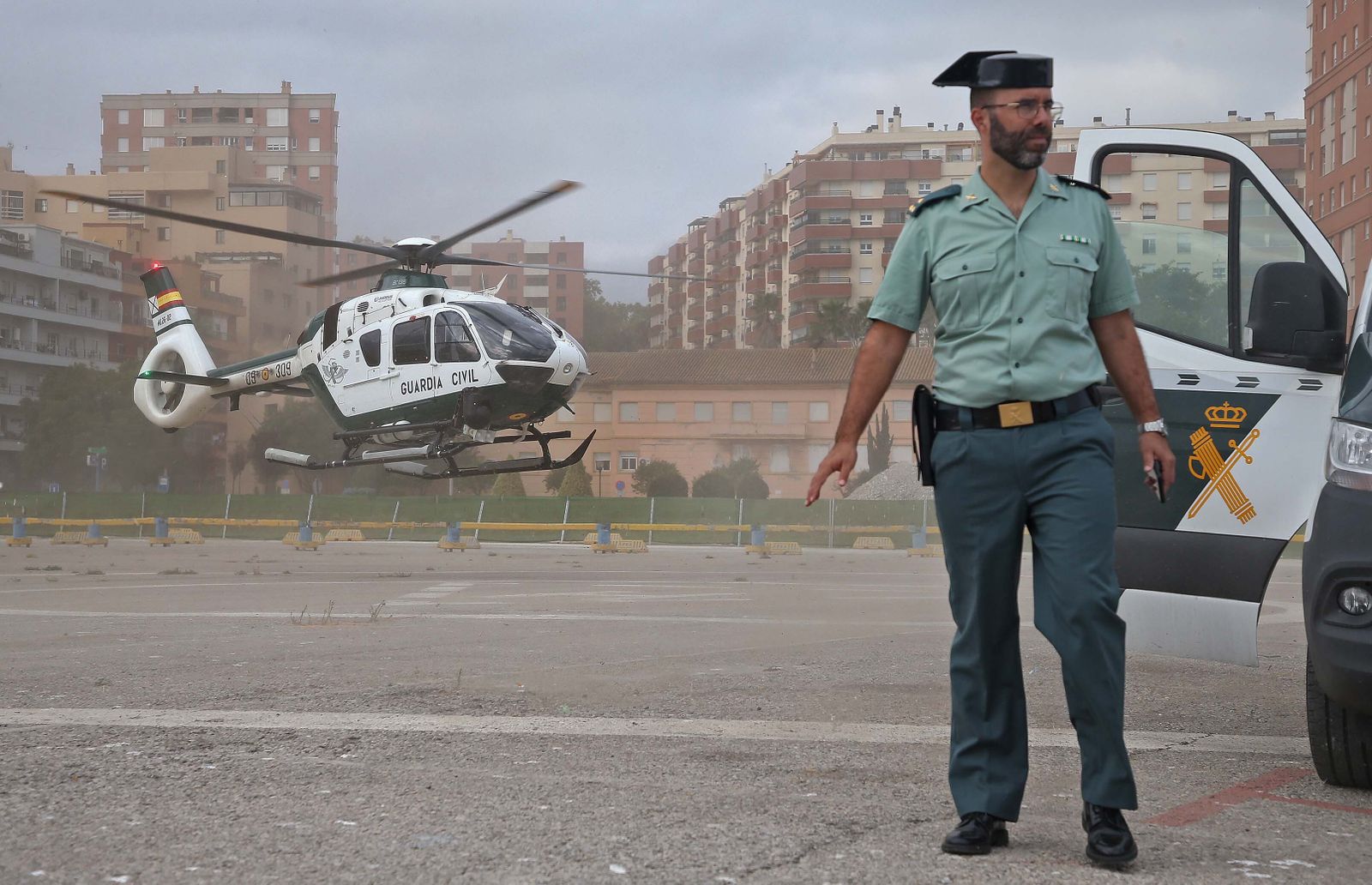 Fotos de la exhibición de medios de la Guardia Civil en el Llano Amarillo de Algeciras