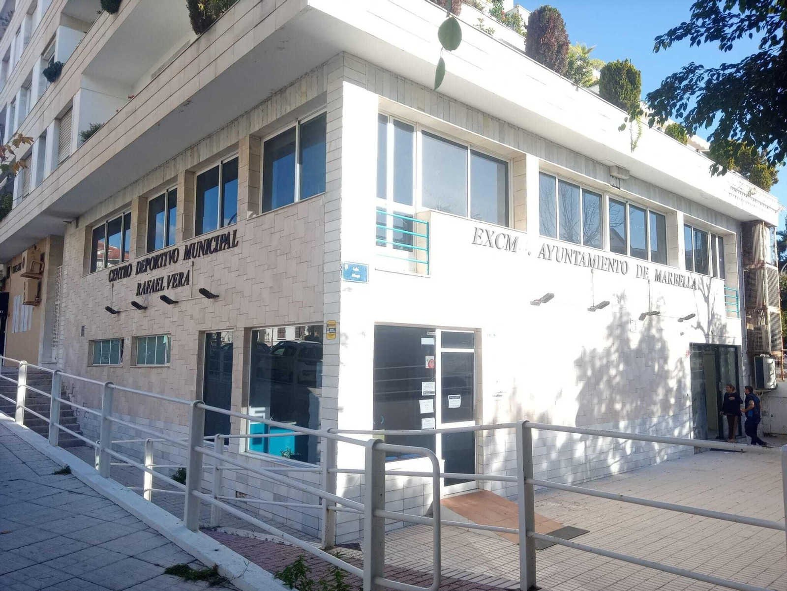 El centro deportivo municipal Rafael Vera, en Marbella.