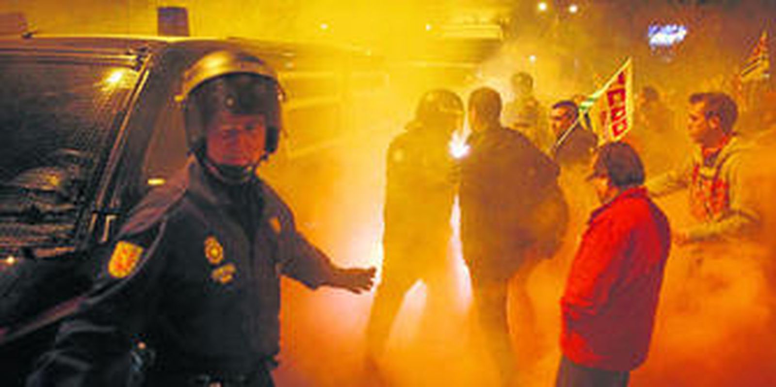 Madrugada de piquetes