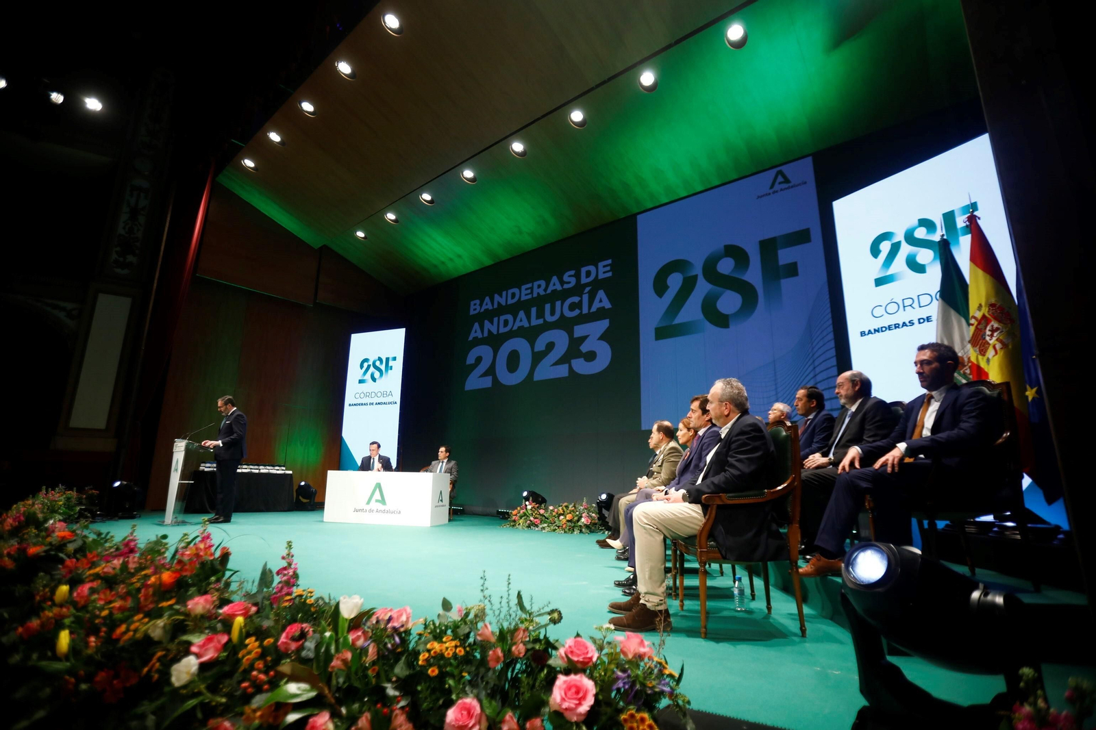 La entrega de las Banderas de Andalucía en Córdoba por el 28F, en imágenes
