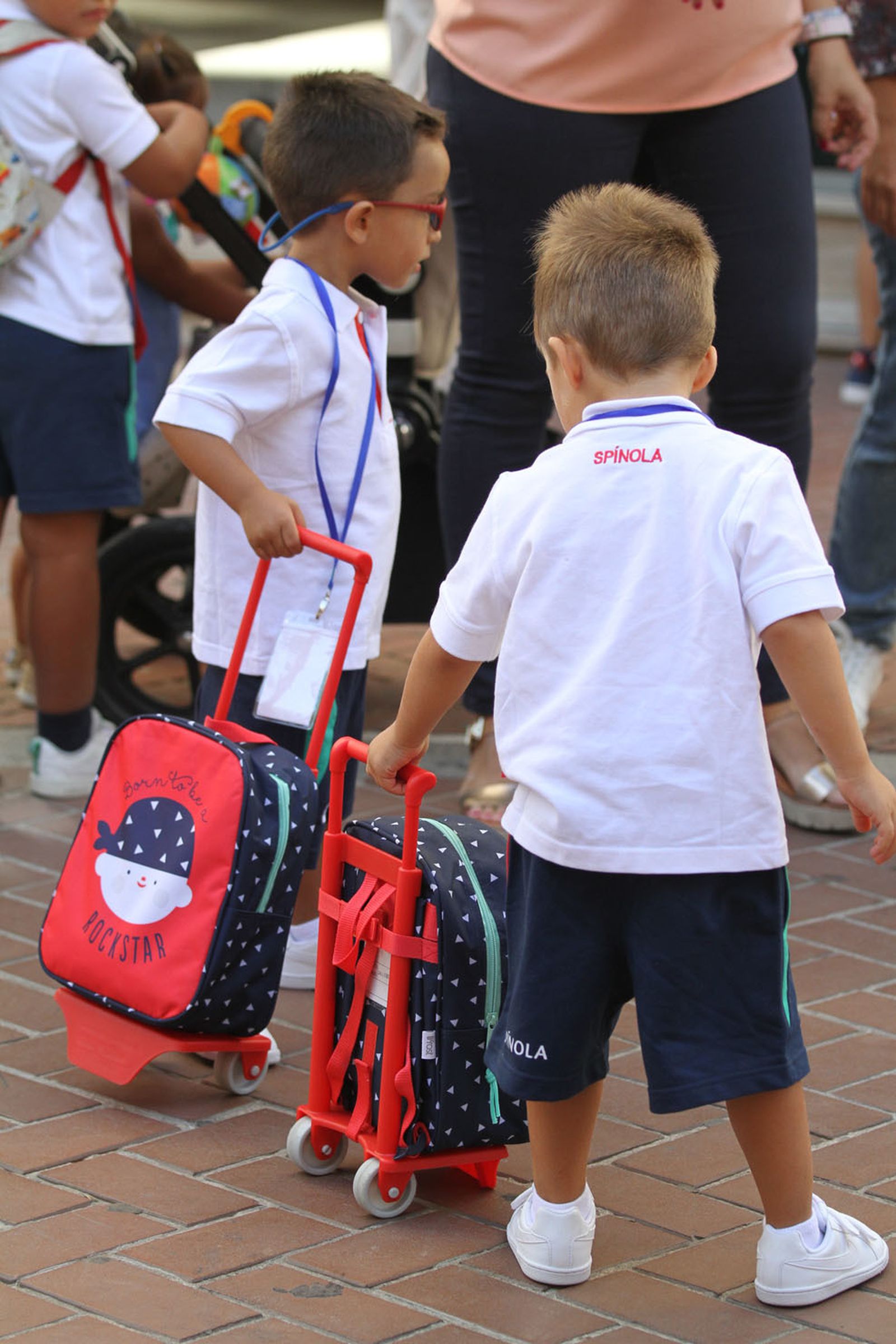 la vuelta al cole en los colegios de Huelva en Imágenes