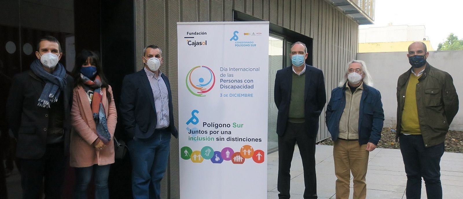 Jaime Bretón, con los representantes de las entidades.