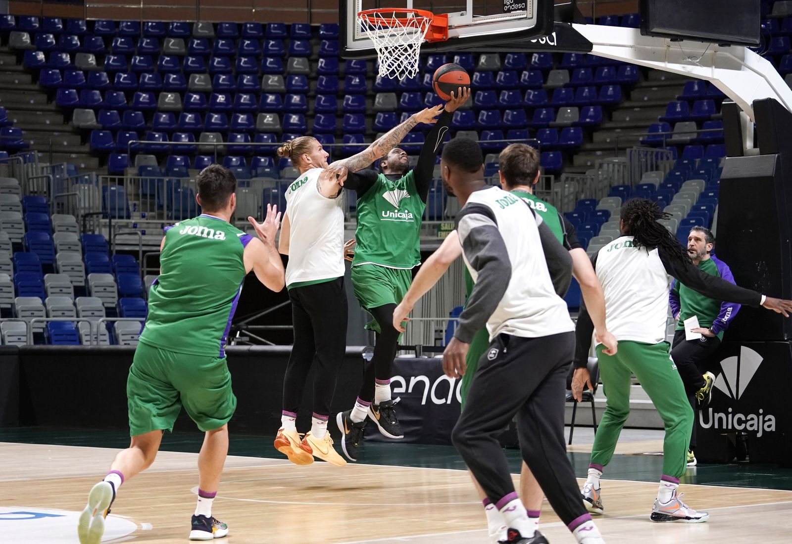 Imagen del entrenamiento del viernes