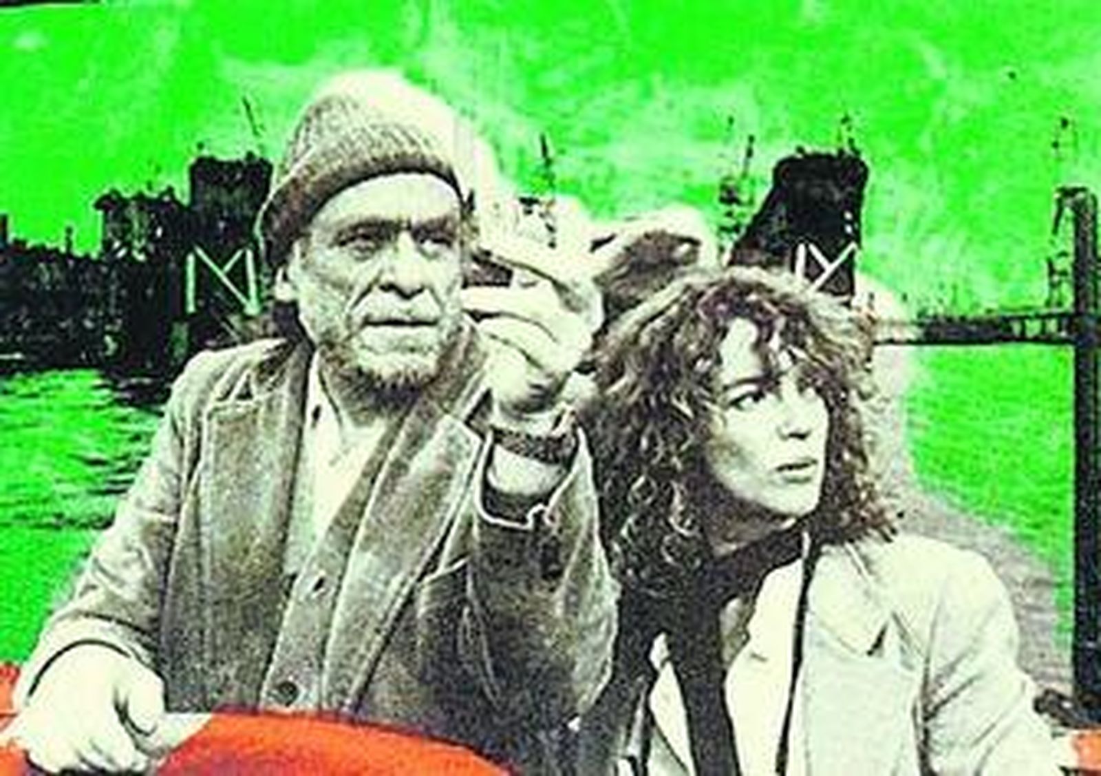 Charles Bukowski, en la portada de una de sus novelas.