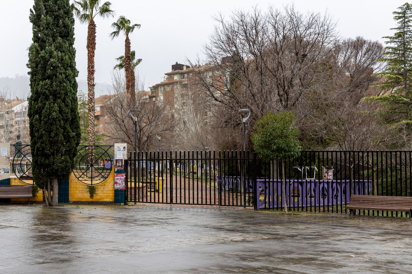 Parques cerrados por el temporal