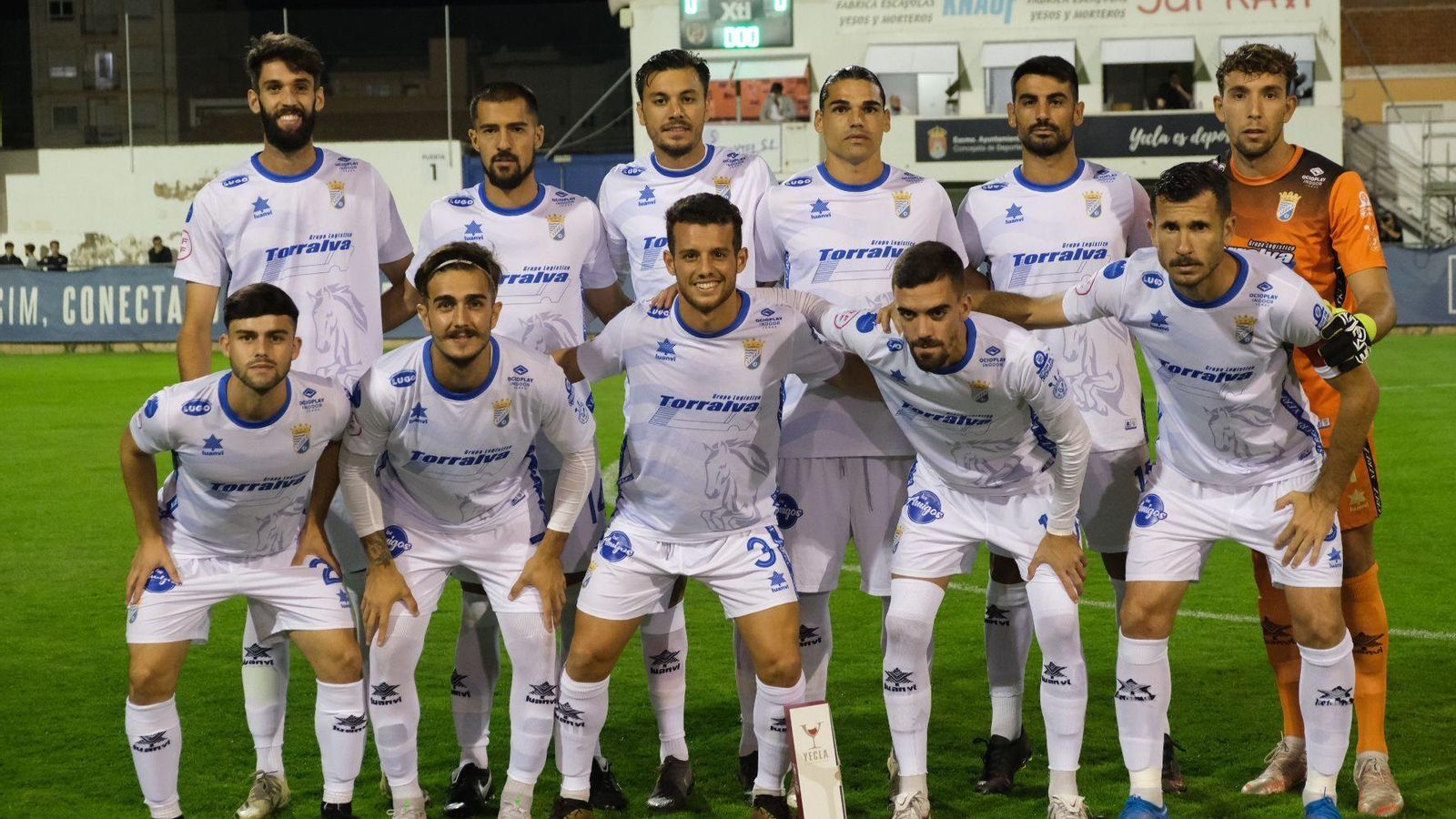 Once inicial que presentó al Xerez CD en La Constitución ante el Yeclanao. Once inicial que presentó al Xerez CD en La Constitución ante el Yeclanao.