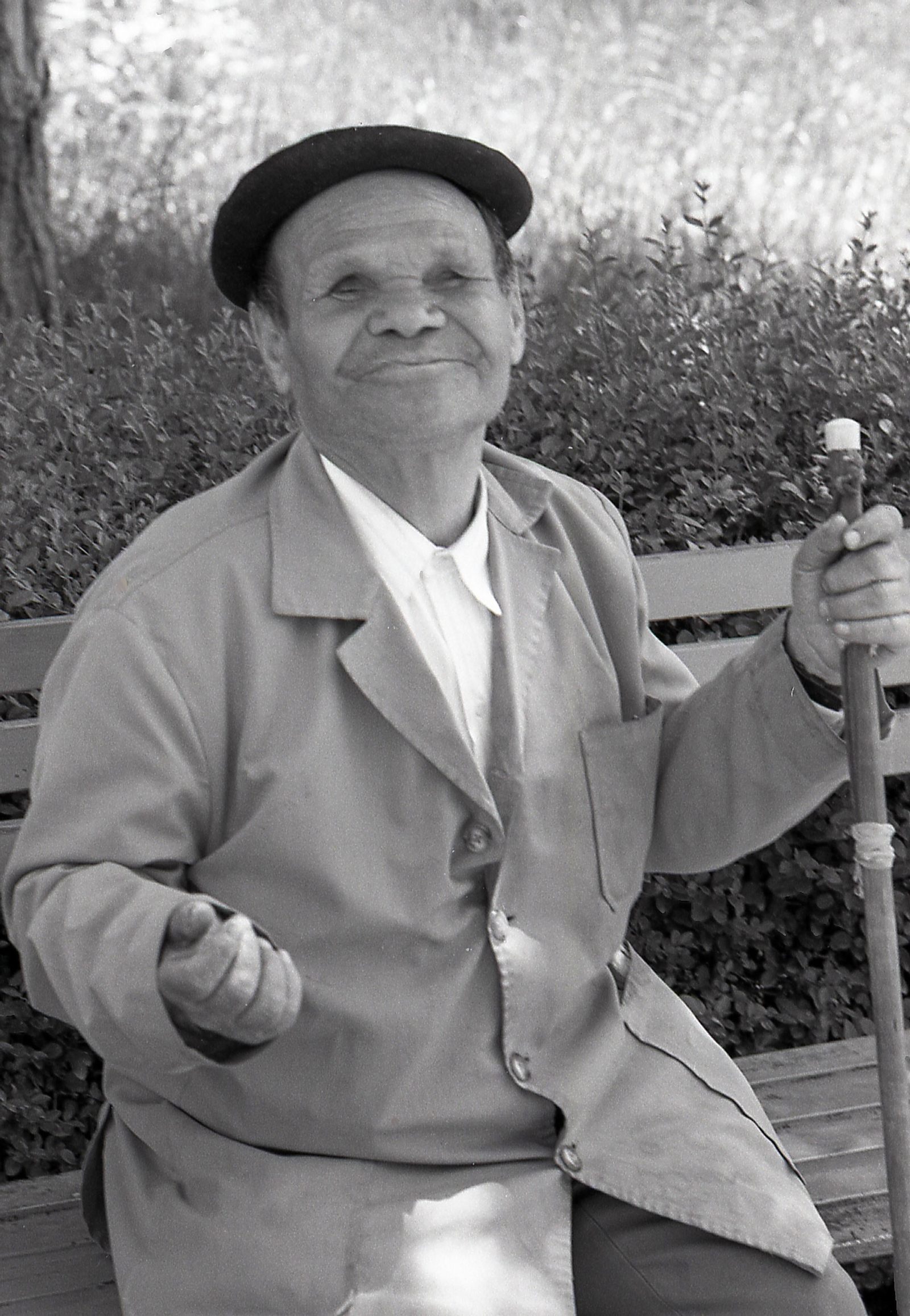 Manuel Fernández Torres en la residencia de Armilla