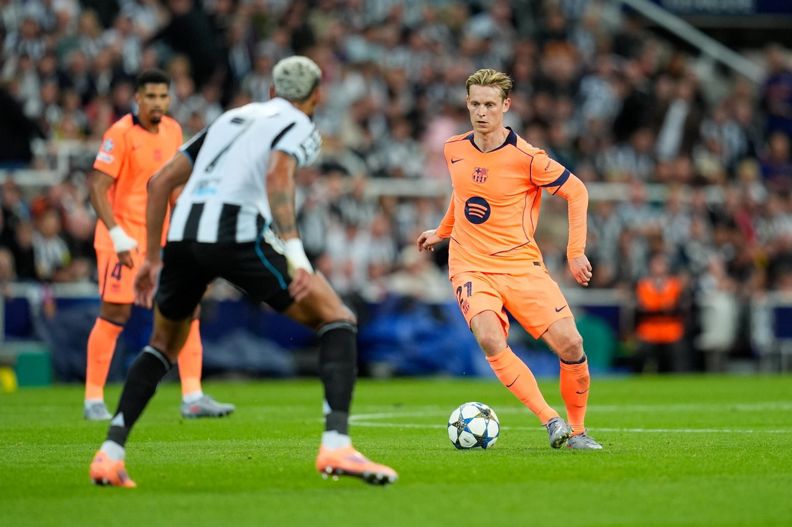 Las fotos del Newcastle-Barcelona