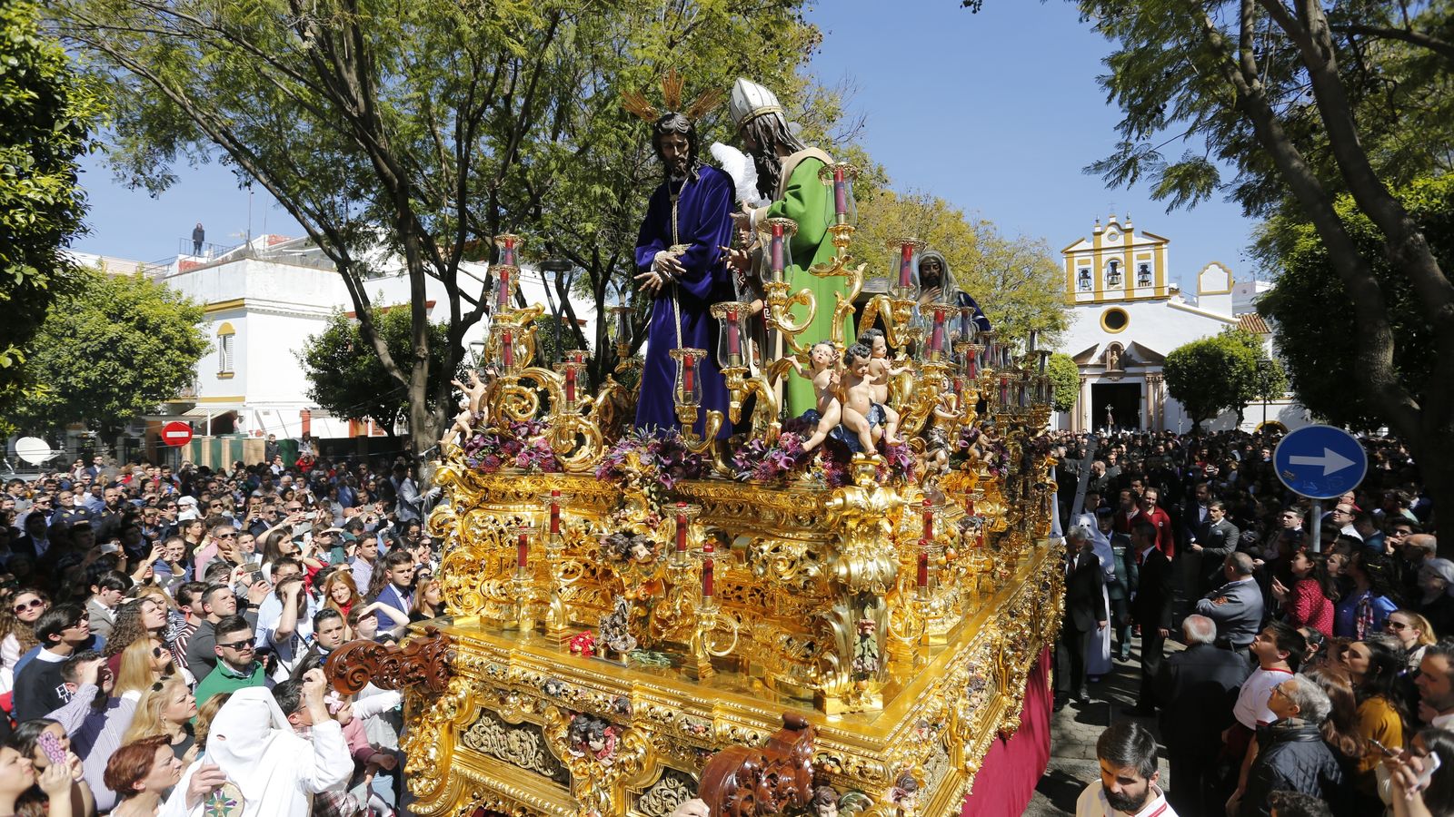 El Señor en su Soberano Poder ante Caifás, en el barrio de León.