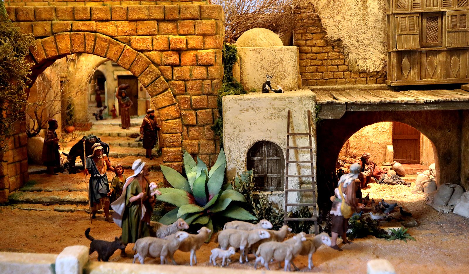 Varios de los Belenes que se pueden visitar los distintos lugares de Jerez