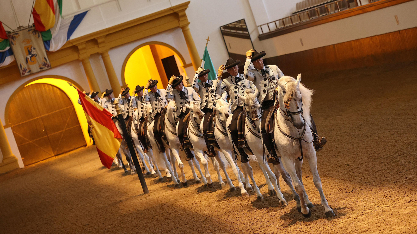 Espectáculo de la Real Escuela Andaluza de Arte Ecuestre dedicada al 40 aniversario de Diario de Jerez