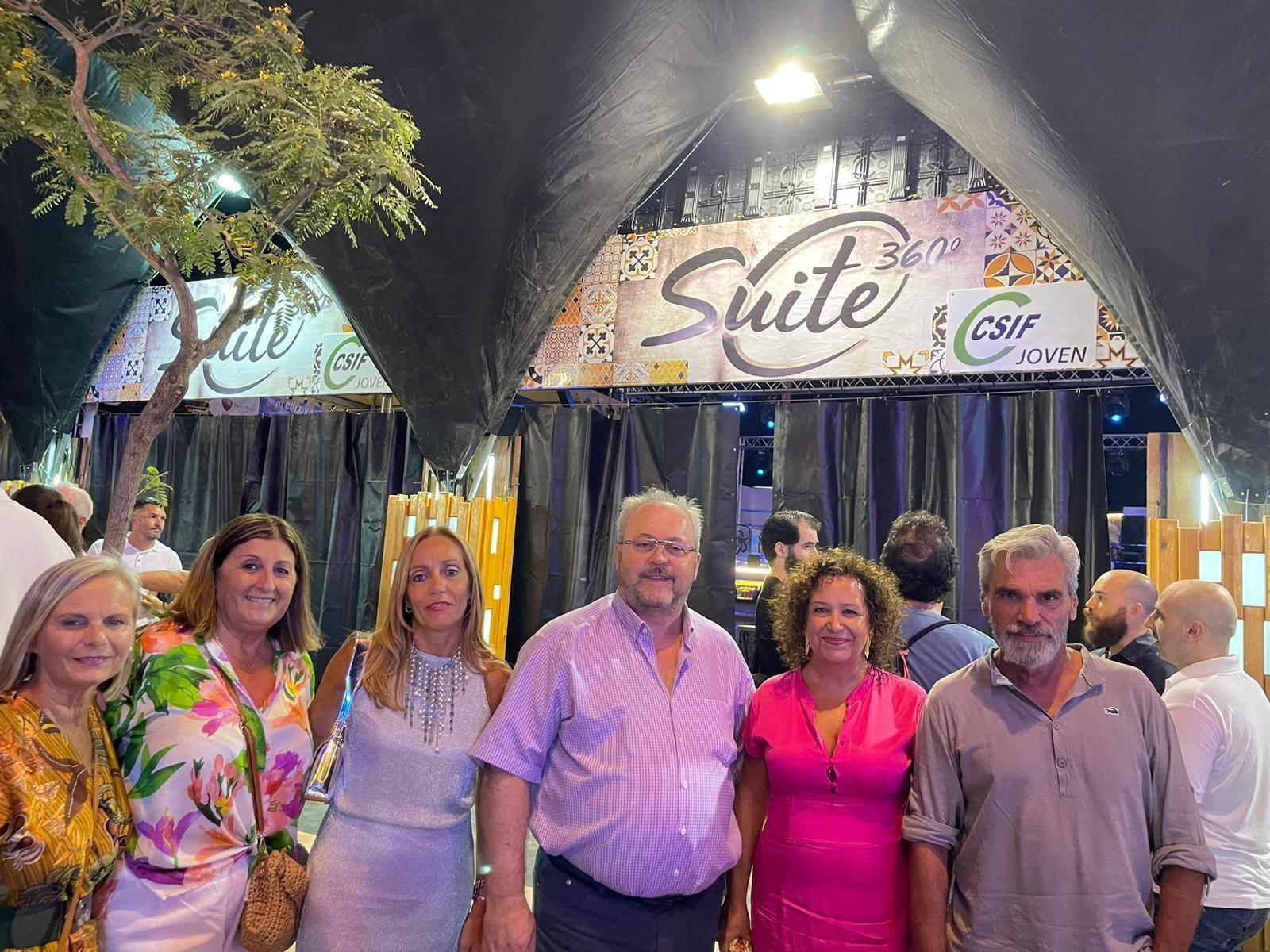 El ambiente en las casetas del CSIF en la Feria de Almería, en imágenes