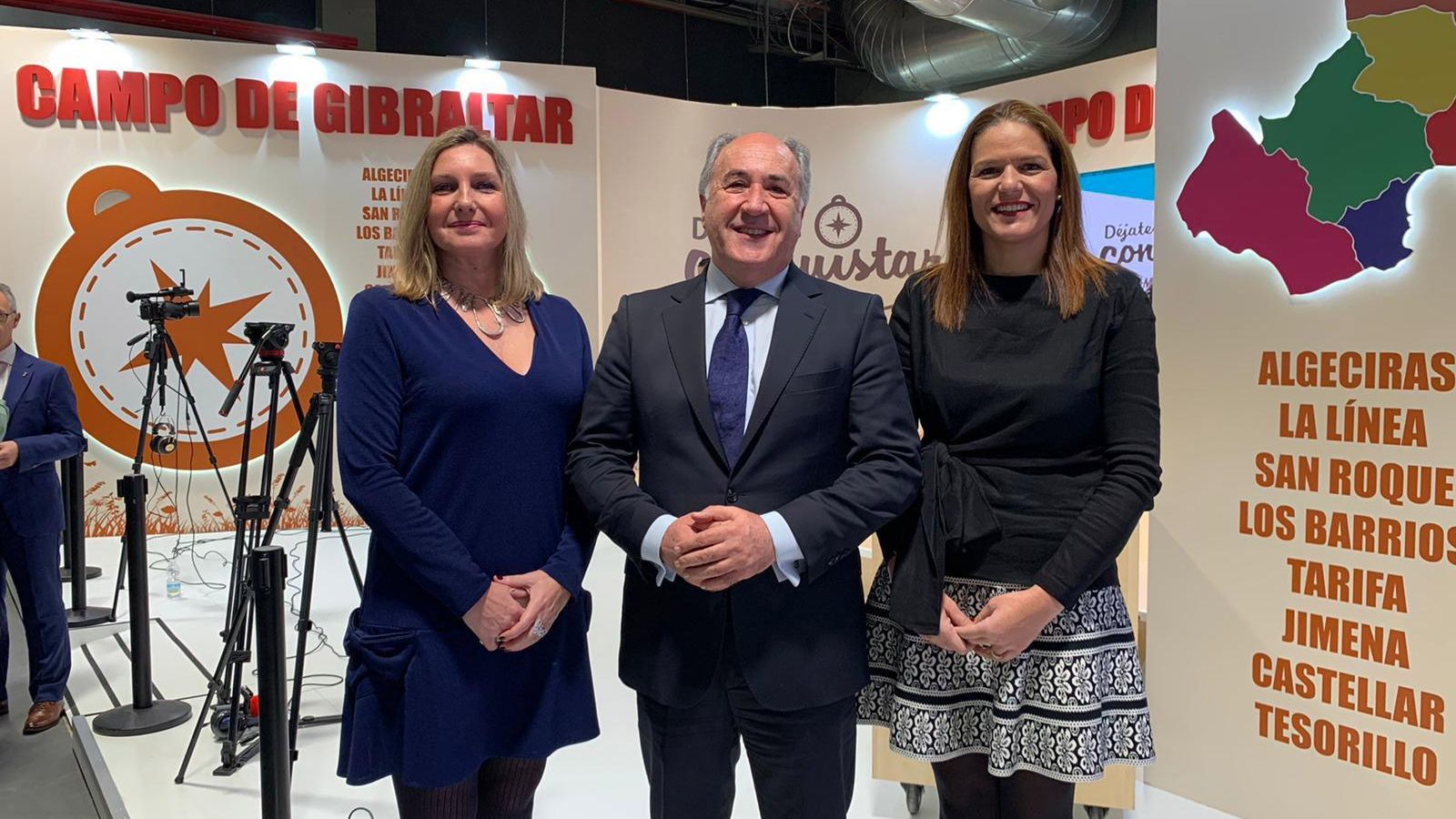 Susana Pérez, José Ignacio Landaluce y María Solanes, en Fitur 2020