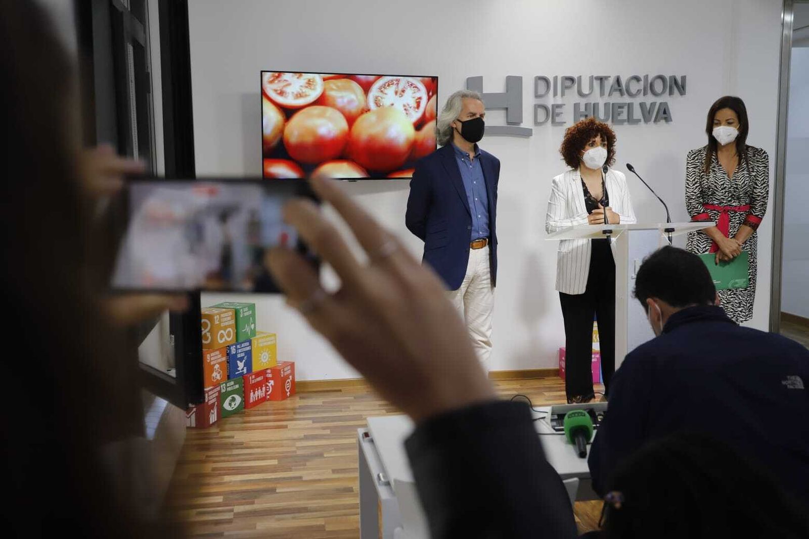 Presentación de la oferta turística de Huelva en la próxima edición de Fitur.