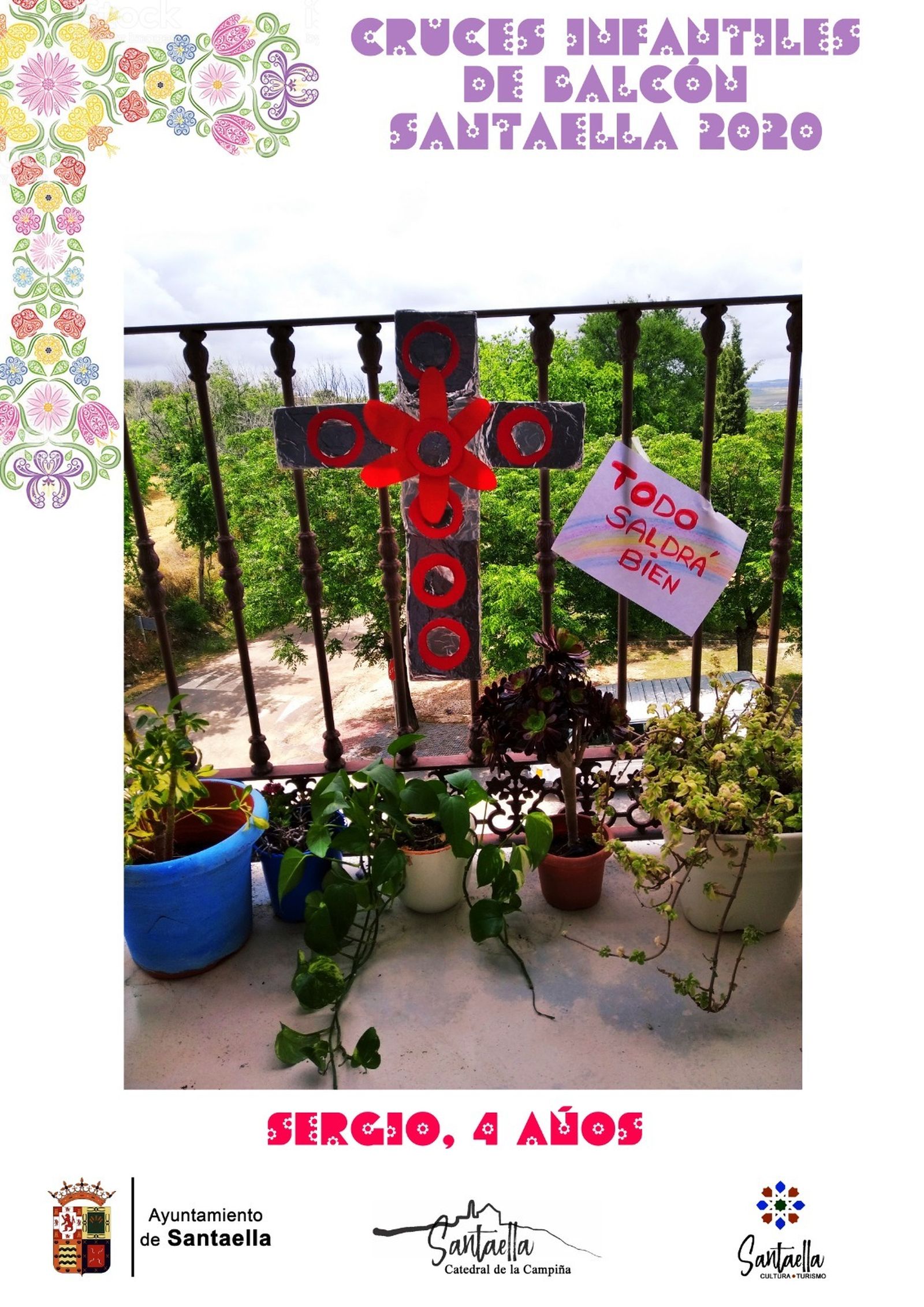 Así son las Cruces de Mayo de los niños de Santaella