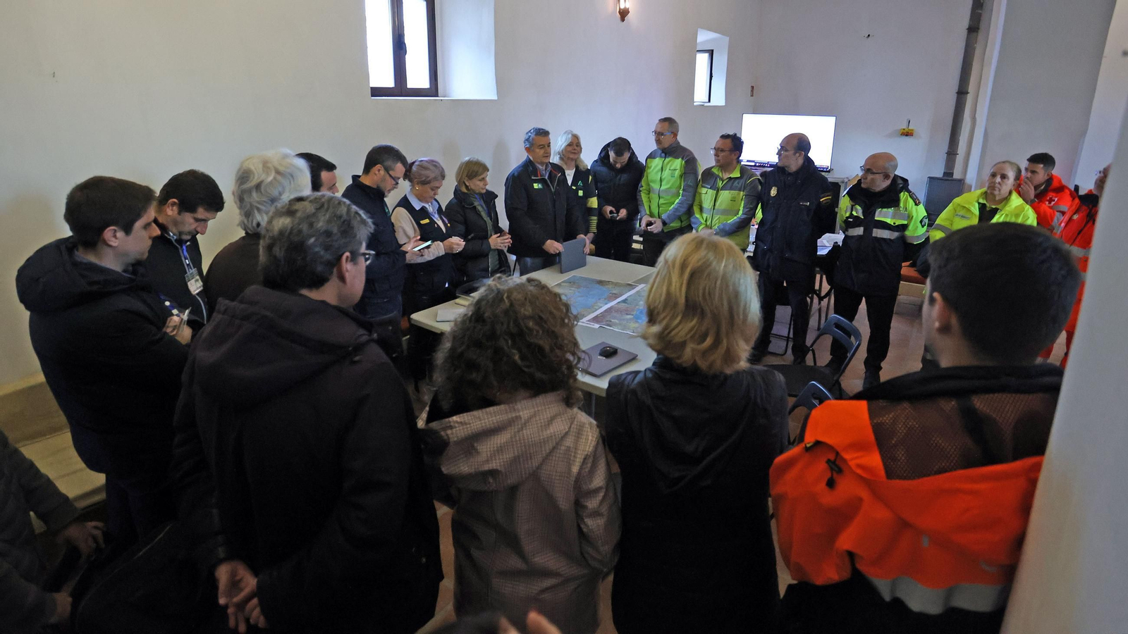 Operativo por el desbordamiento del río Guadalete