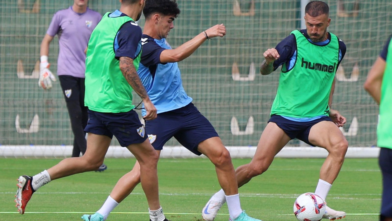 El Málaga CF prueba la Ciudad Deportiva de Arraijanal