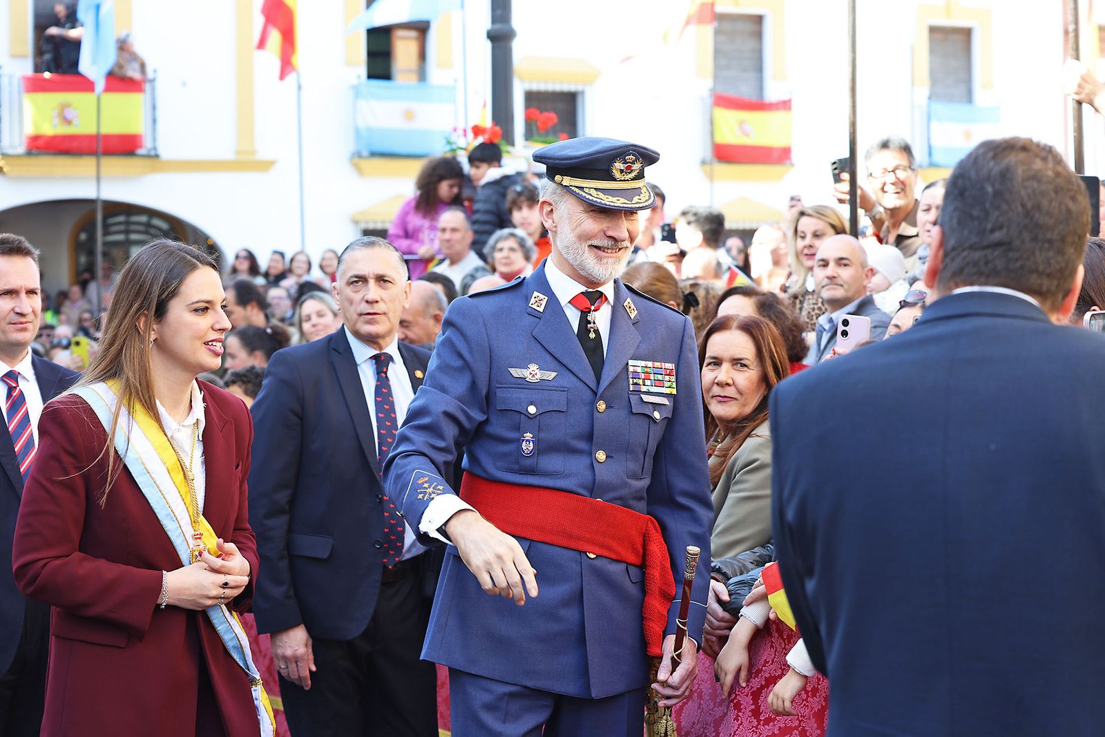 La llegada de S.M. el Rey Felipe VI a Palos de la Frontera, en fotografías
