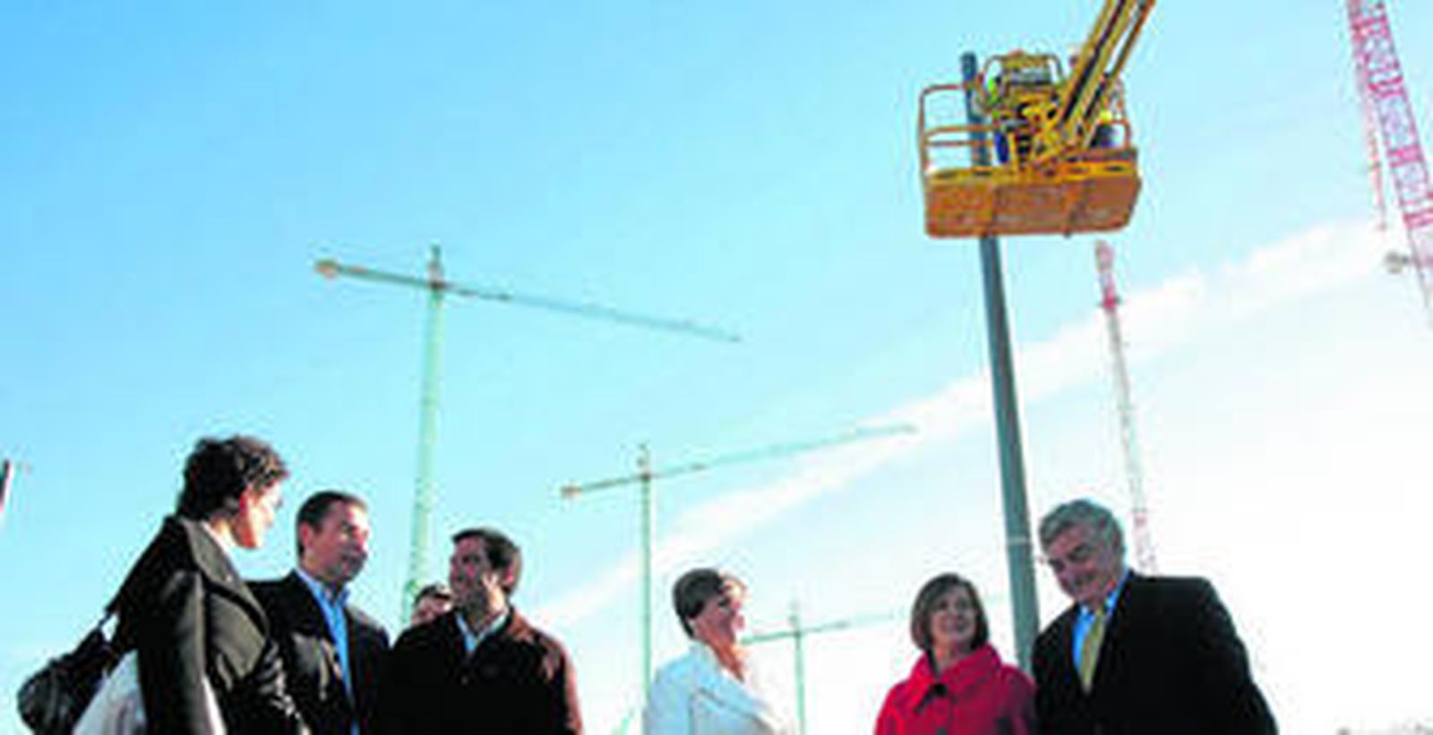 Momento de la visita.