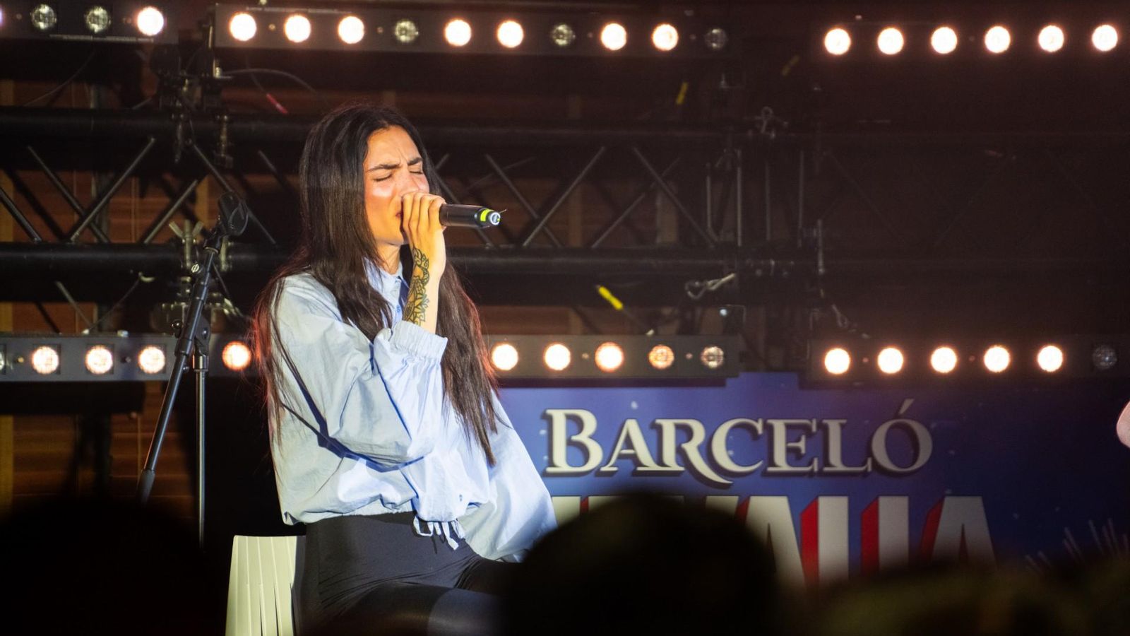 Natalia Lacunza, cantante de OT 2018 en Nevalia