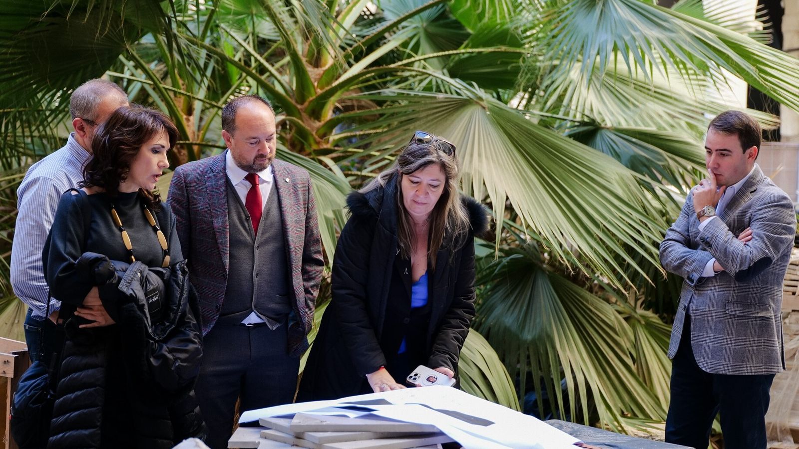 Visita a las dependencias del antiguo Hospital Provincial que se cederán a la UAL