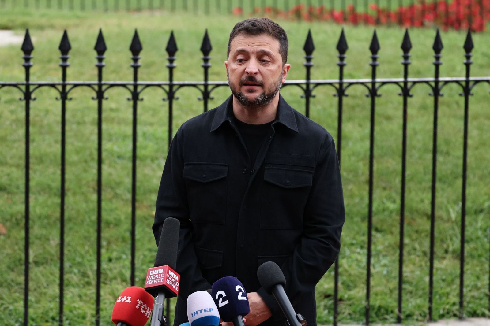 El presidente de Ucrania, Volodimir Zelenski.