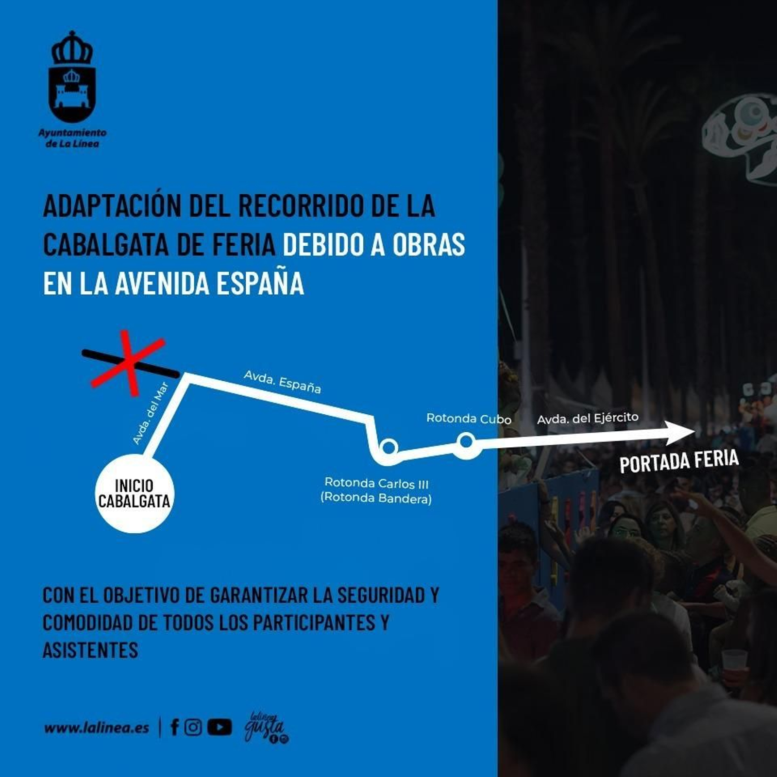 Itinerario cabalgata feria