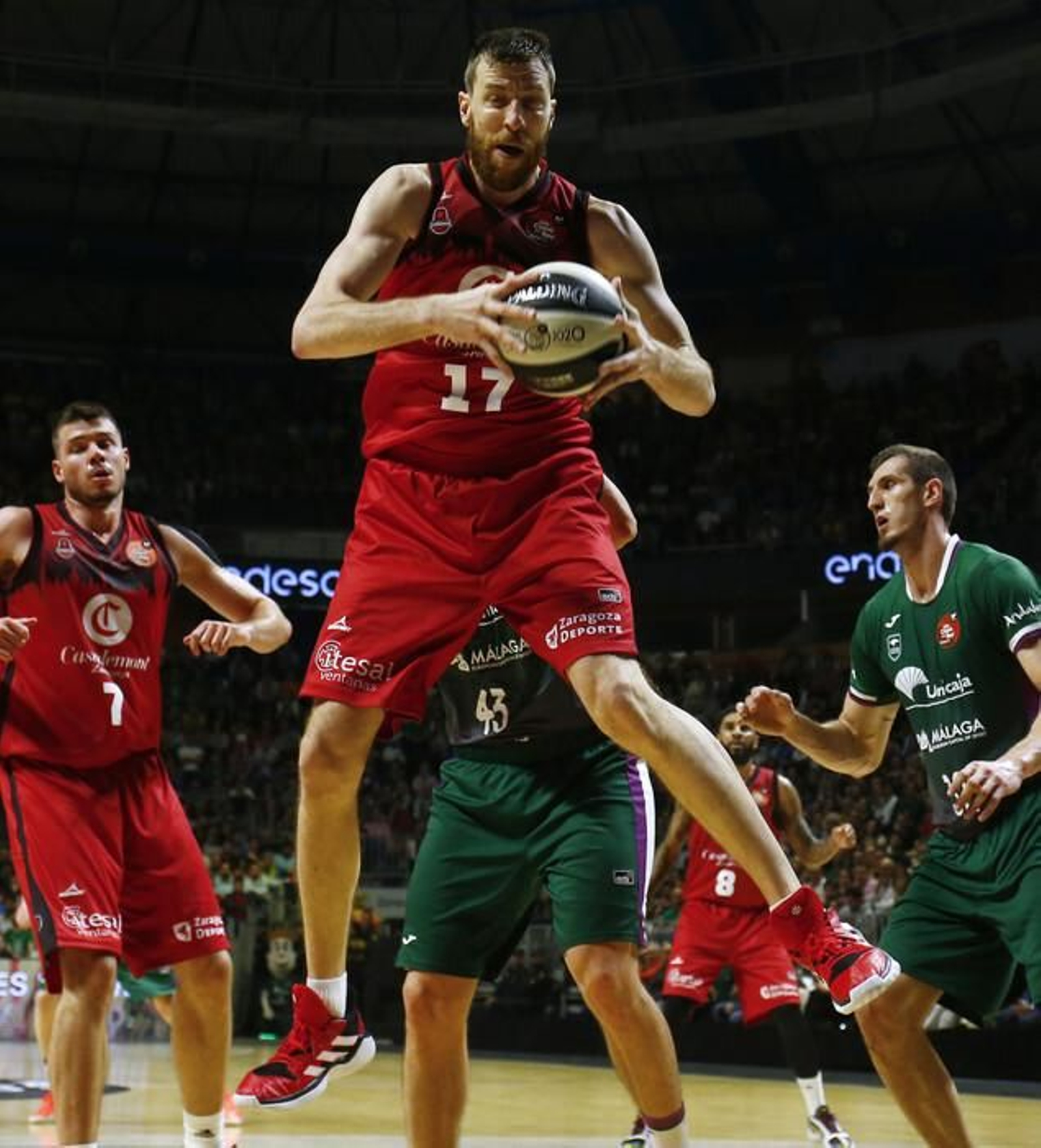Fran Vázquez, en su último partido, en la Copa de Málaga.