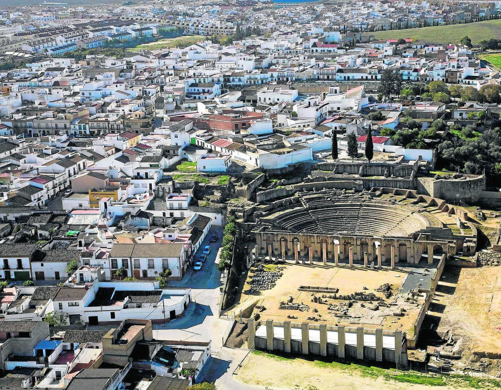 Anfiteatro del Conjunto Arqueológico de Itálica.