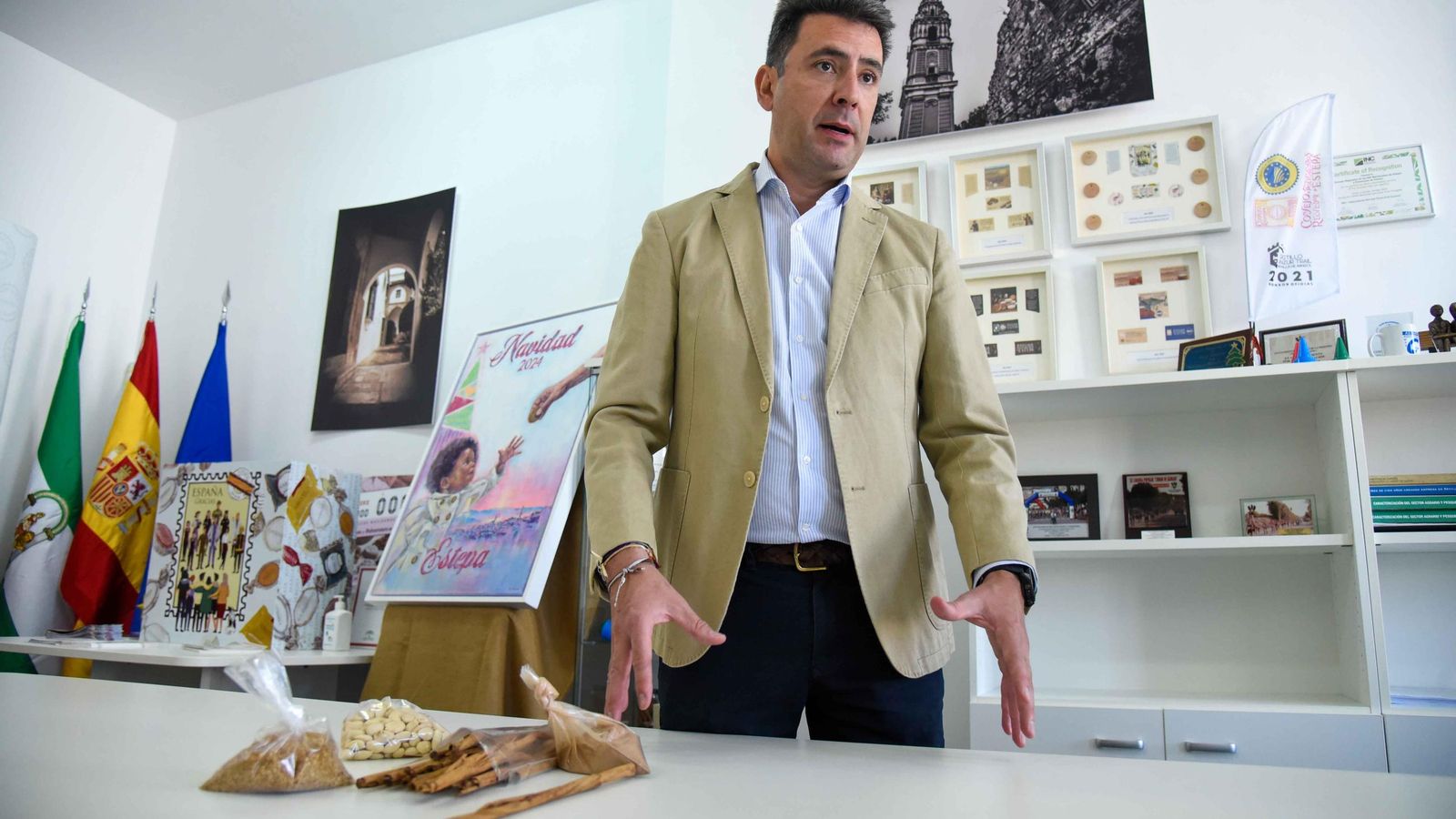 José María Fernández, presidente de la IGP mantecados y polvorones de Estepa