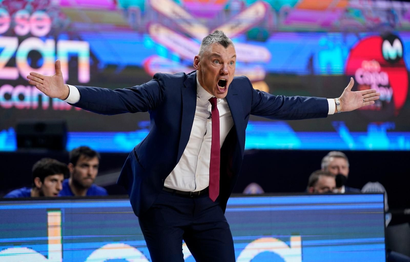 Jasikevicius, durante el Barça-Unicaja. Jasikevicius, durante el Barça-Unicaja.