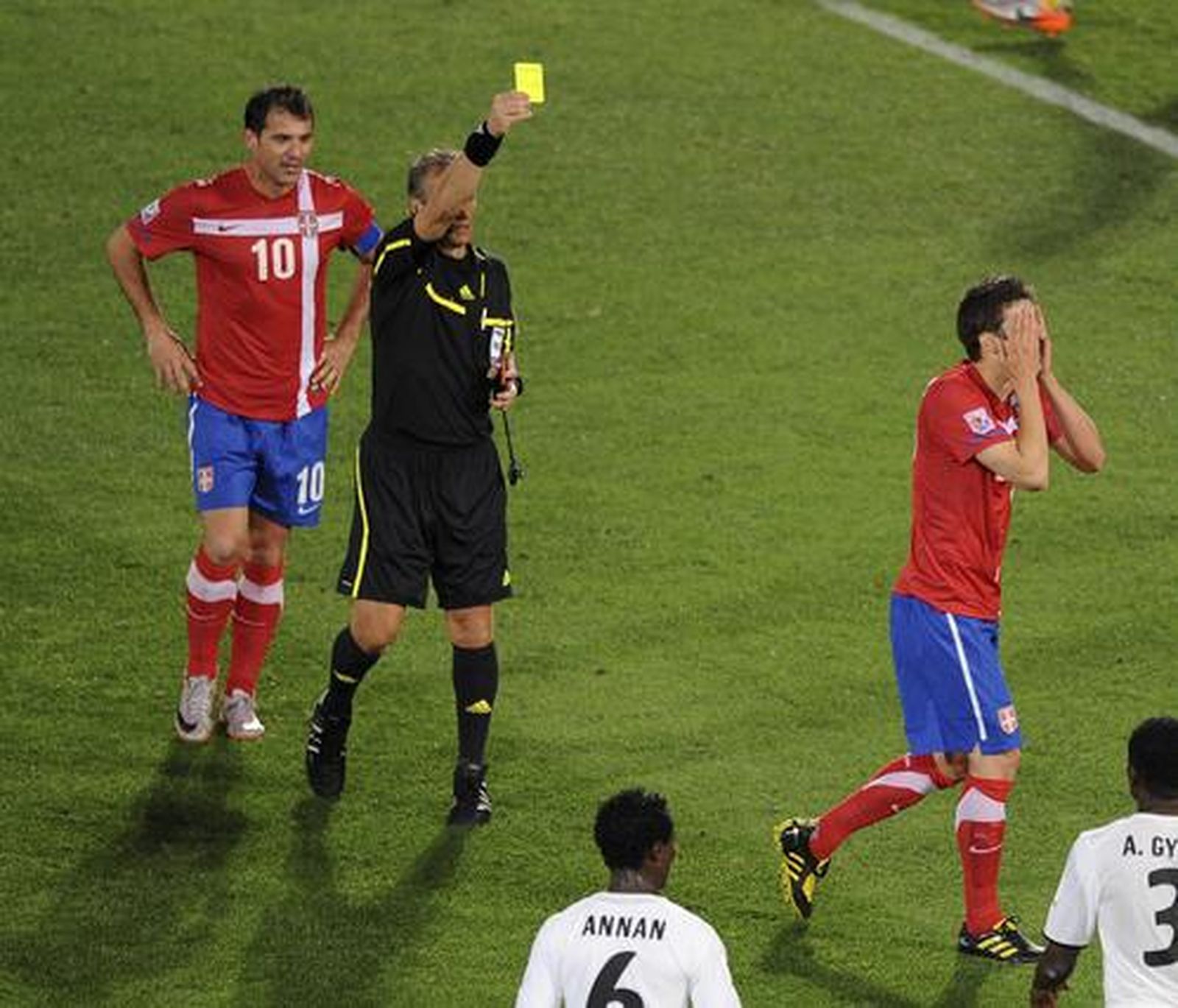 Ghana es la primera selección africana que gana en el Mundial de Sudáfrica. / EFE