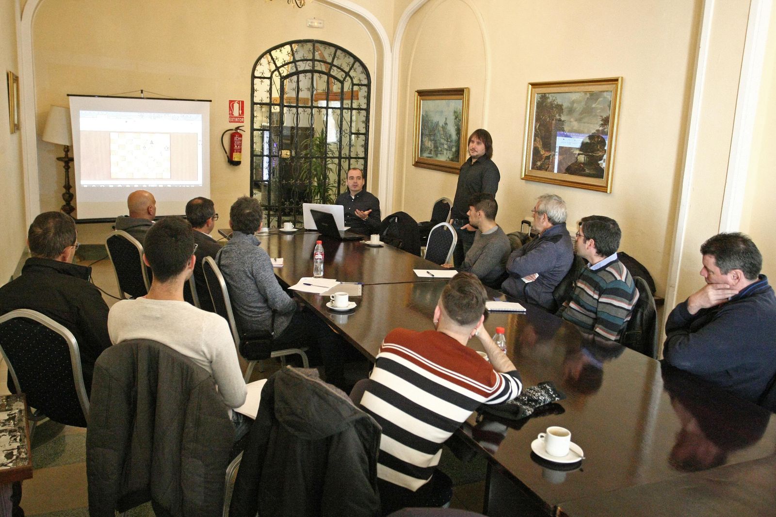 Clase maestra de ajedrez en Algeciras