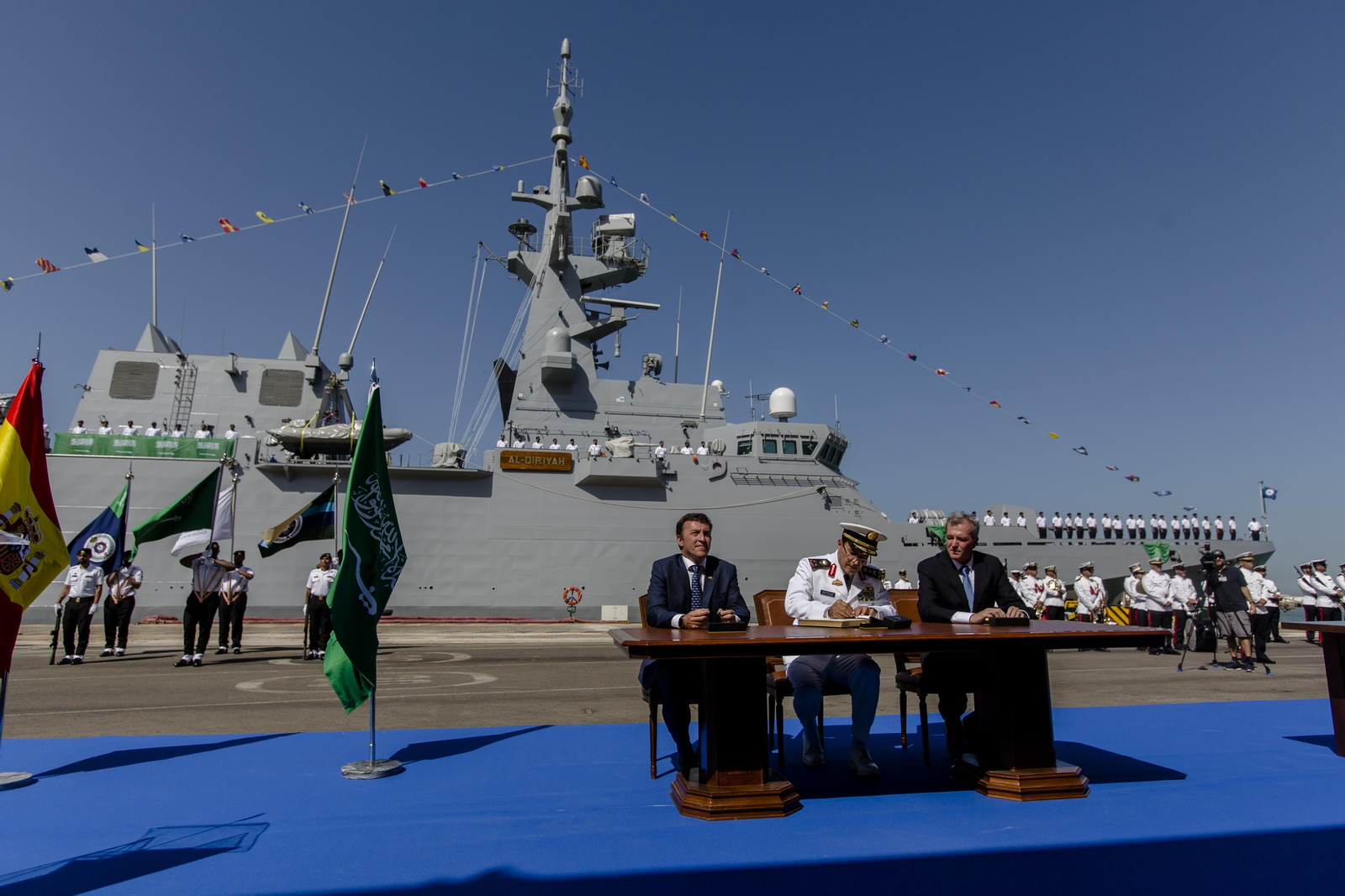 Las imágenes de la entrega a la Real Armada Saudita de la segunda corbeta construida en Navantia - San Fernando Las imágenes de la entrega a la Real Armada Saudita de la segunda corbeta construida en Navantia - San Fernando