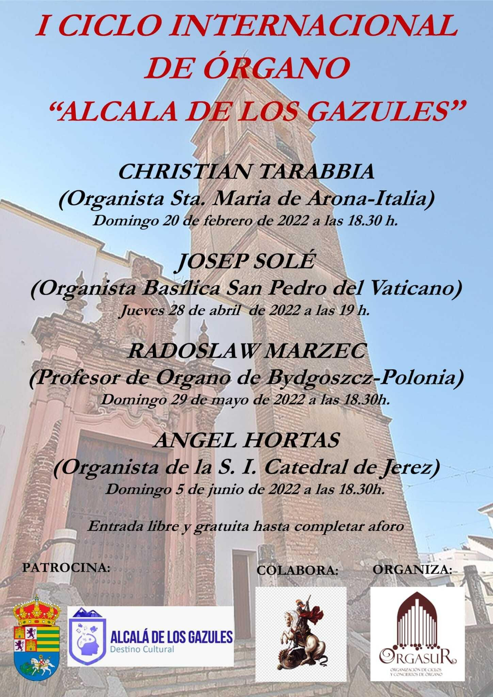 Programa del ciclo de Alcalá de los Gazules. Programa del ciclo de Alcalá de los Gazules.