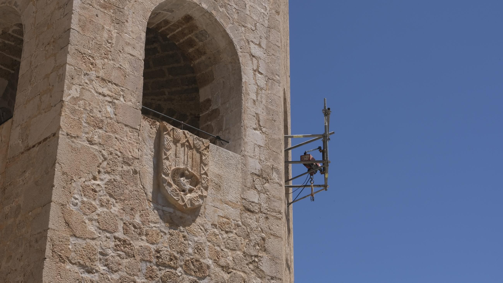 Las obras del Castillo de Vélez Blanco en imágenes