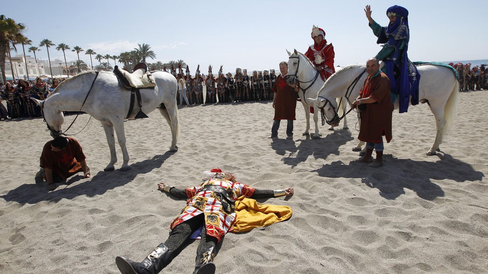 Batalla entre Moros y Cristianos en Carboneras.