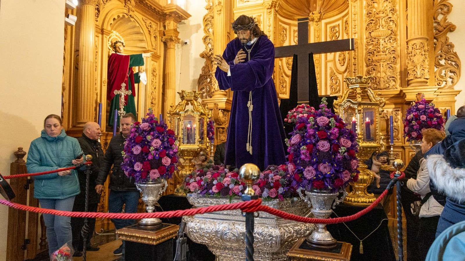 Segundo día del besapié de Nuestro Padre Jesús Nazareno