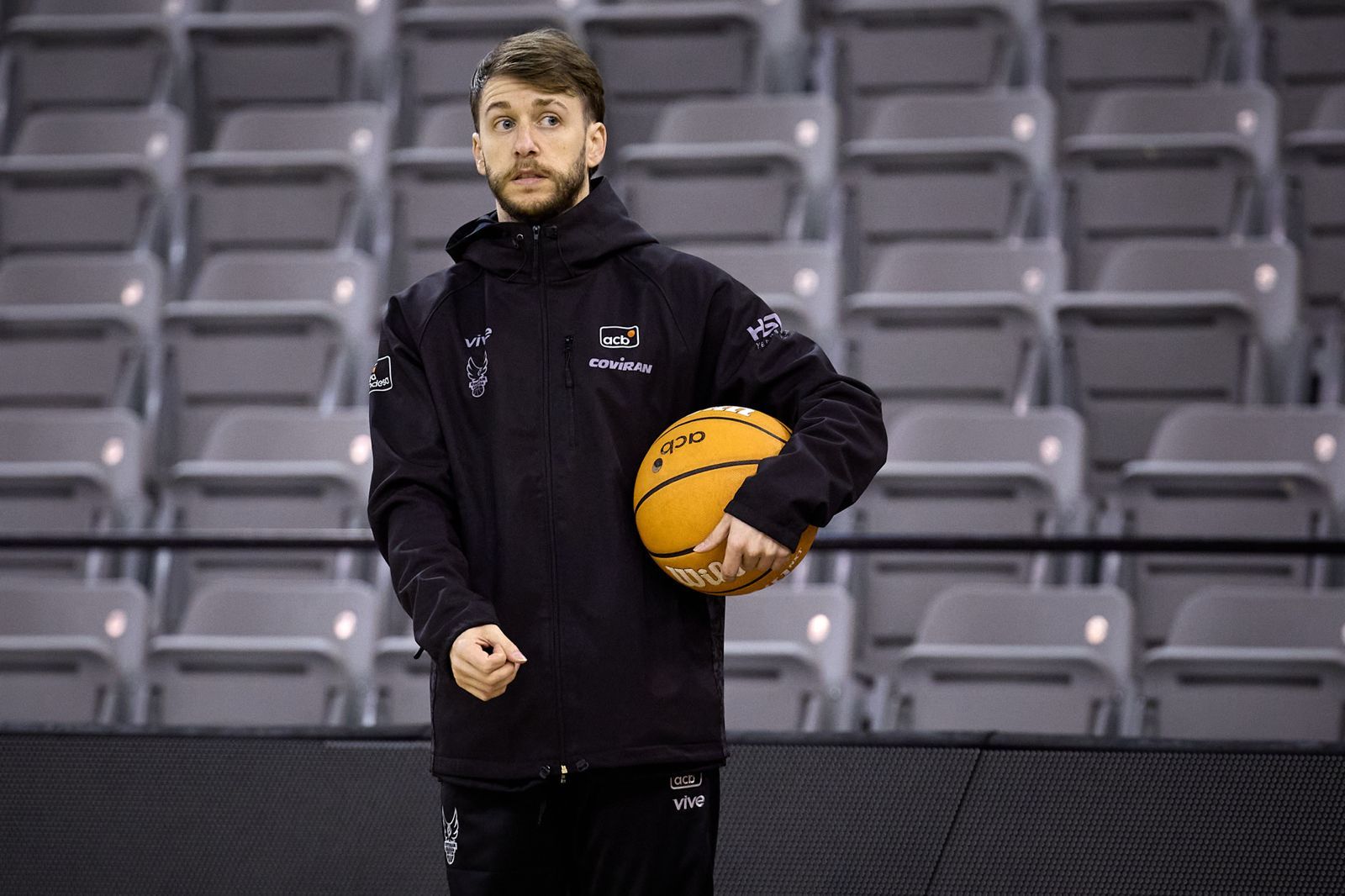 Gonzalo Hermoso, en un entrenamiento.