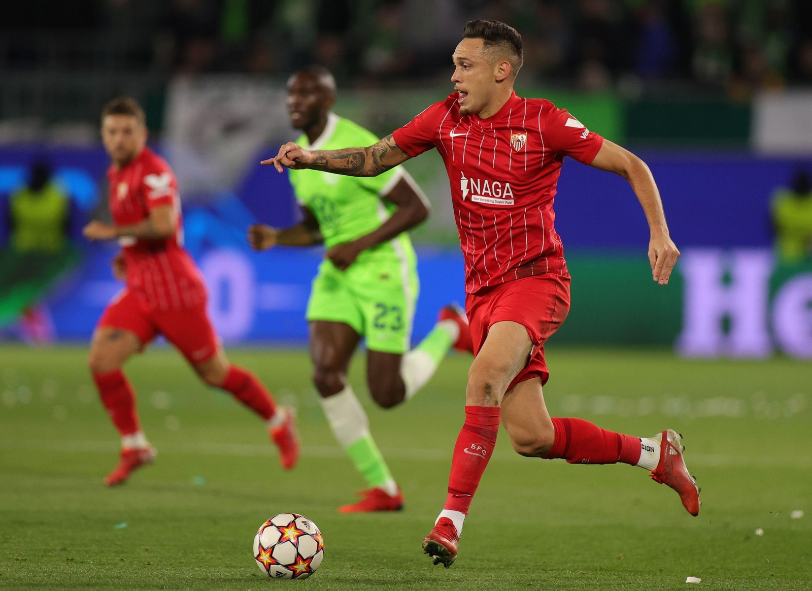 Las imágenes del Wolfsburgo-Sevilla