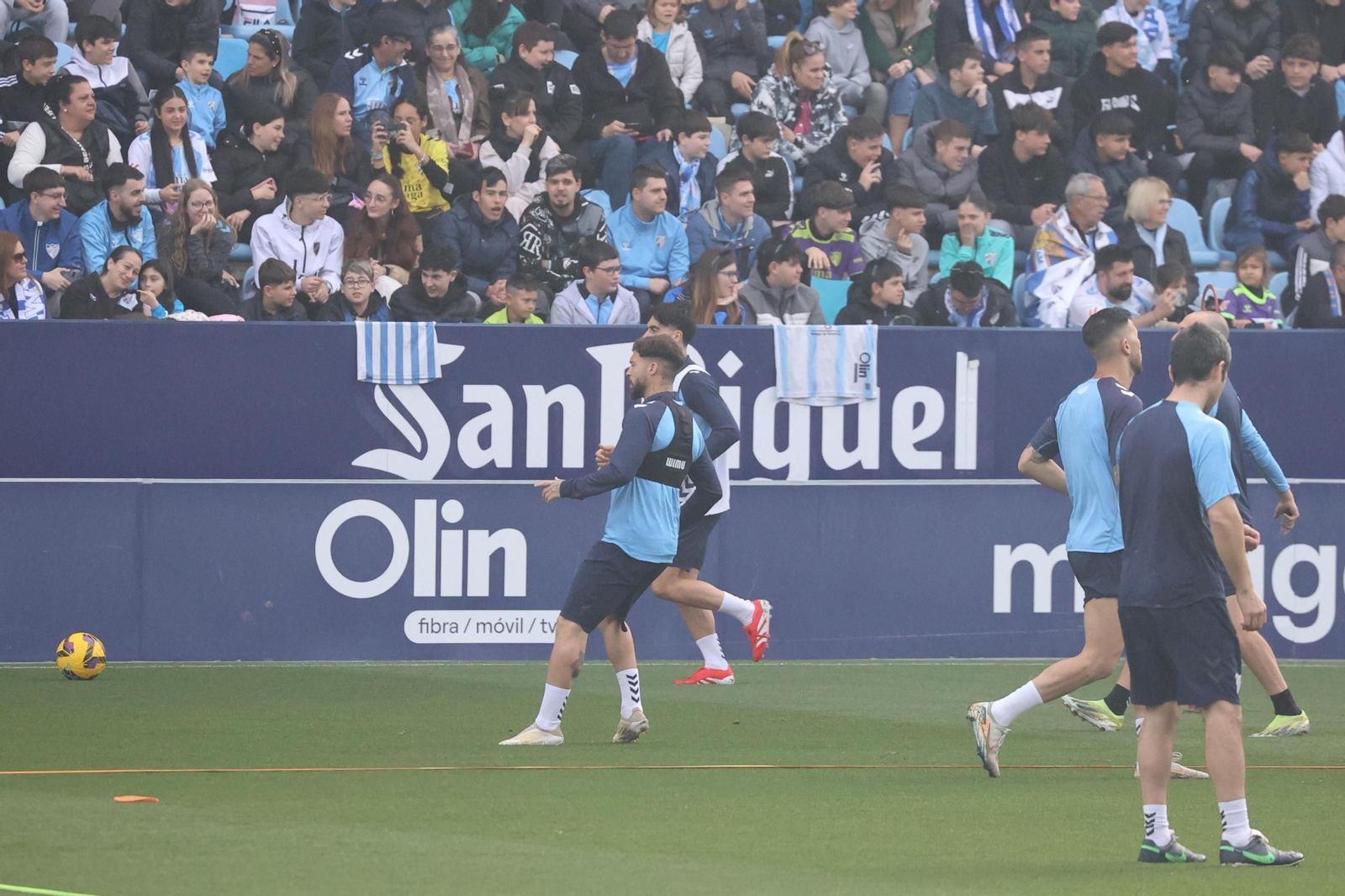 Las fotos del entrenamiento del Málaga CF de puertas abiertas