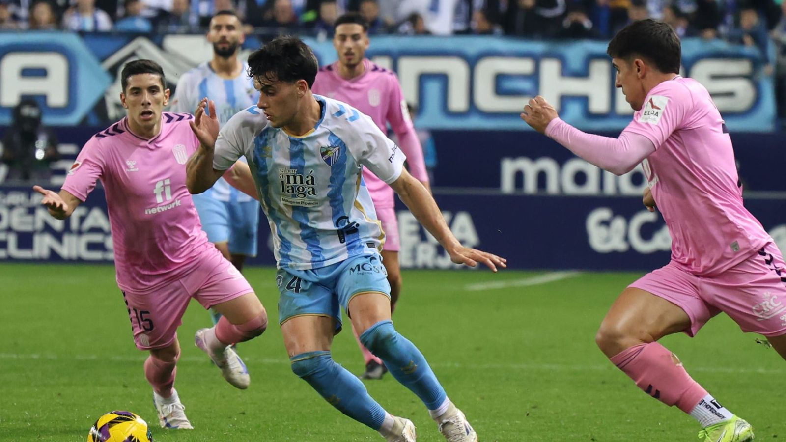El Málaga CF-Eldense, en fotos